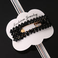 Color crystal hair accessories